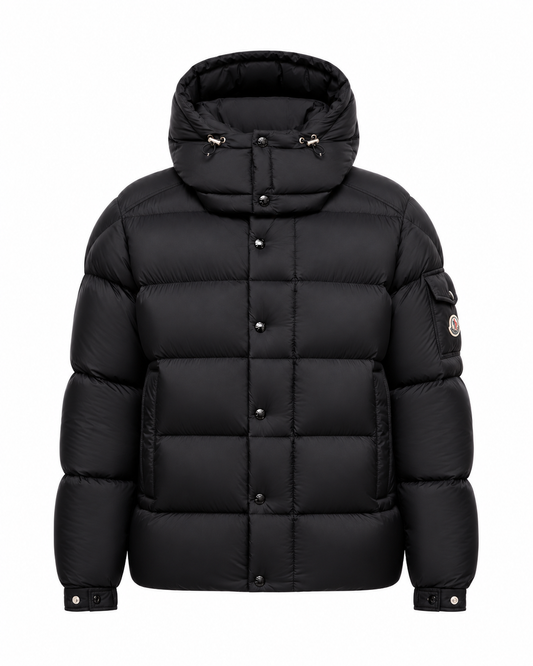 MNCLR Maya 70 Hooded Short Down Jacket - Black