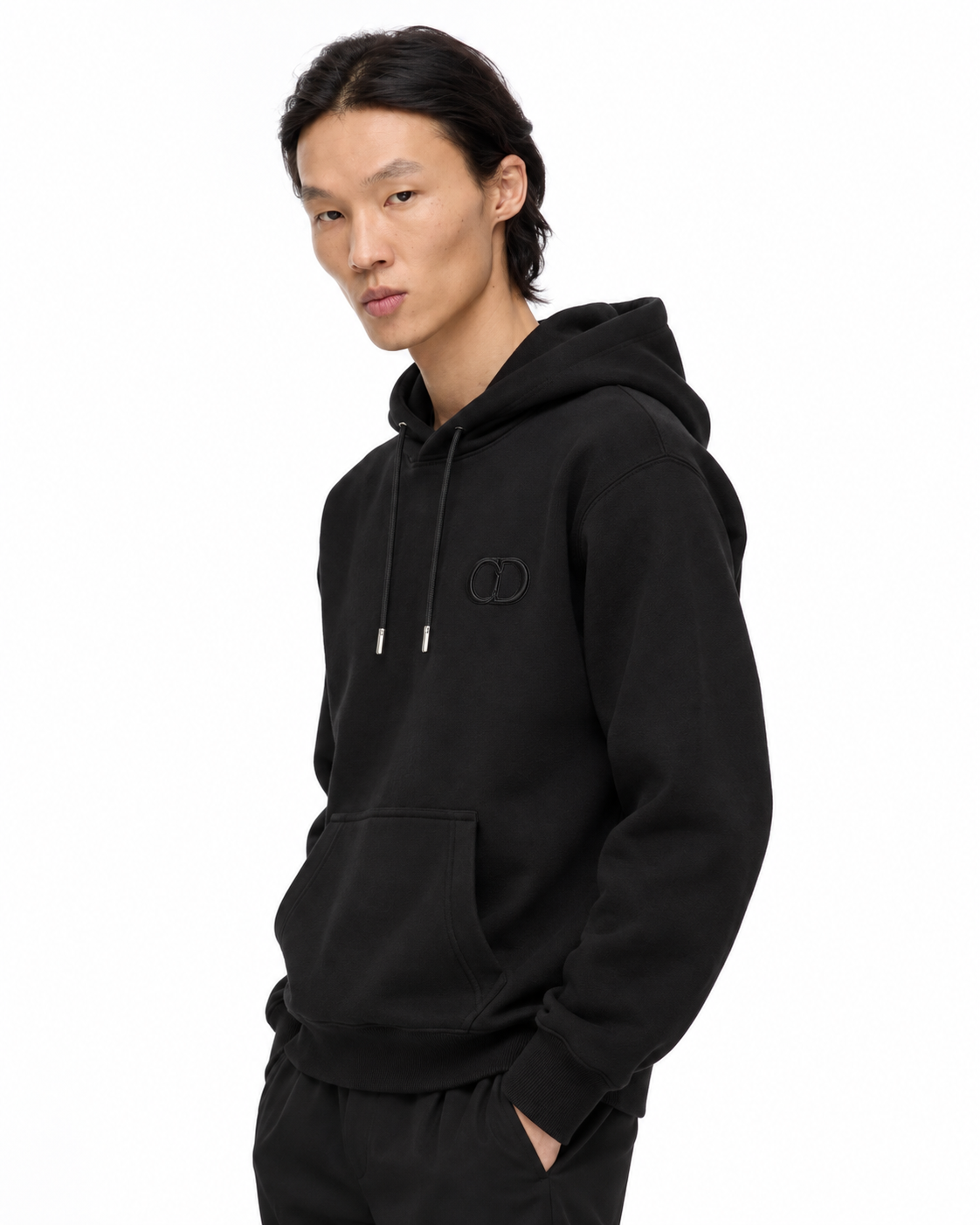 DR CD Icon Hooded Sweatshirt - Black