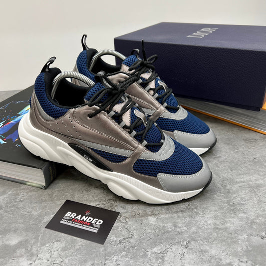 (PRE-ORDER) B22 Trainer - Silver / Navy