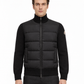 MNCLR Padded Wool Zip-Up Cardigan - Black