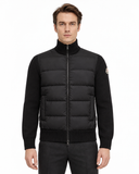 MNCLR Padded Wool Zip-Up Cardigan - Black