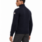 MNCLR Padded Wool Zip-Up Cardigan - Navy Blue