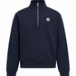 MNCLR Logo Cotton Zip-Up Sweatshirt - Dark Blue