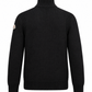 MNCLR Padded Wool Zip-Up Cardigan - Black