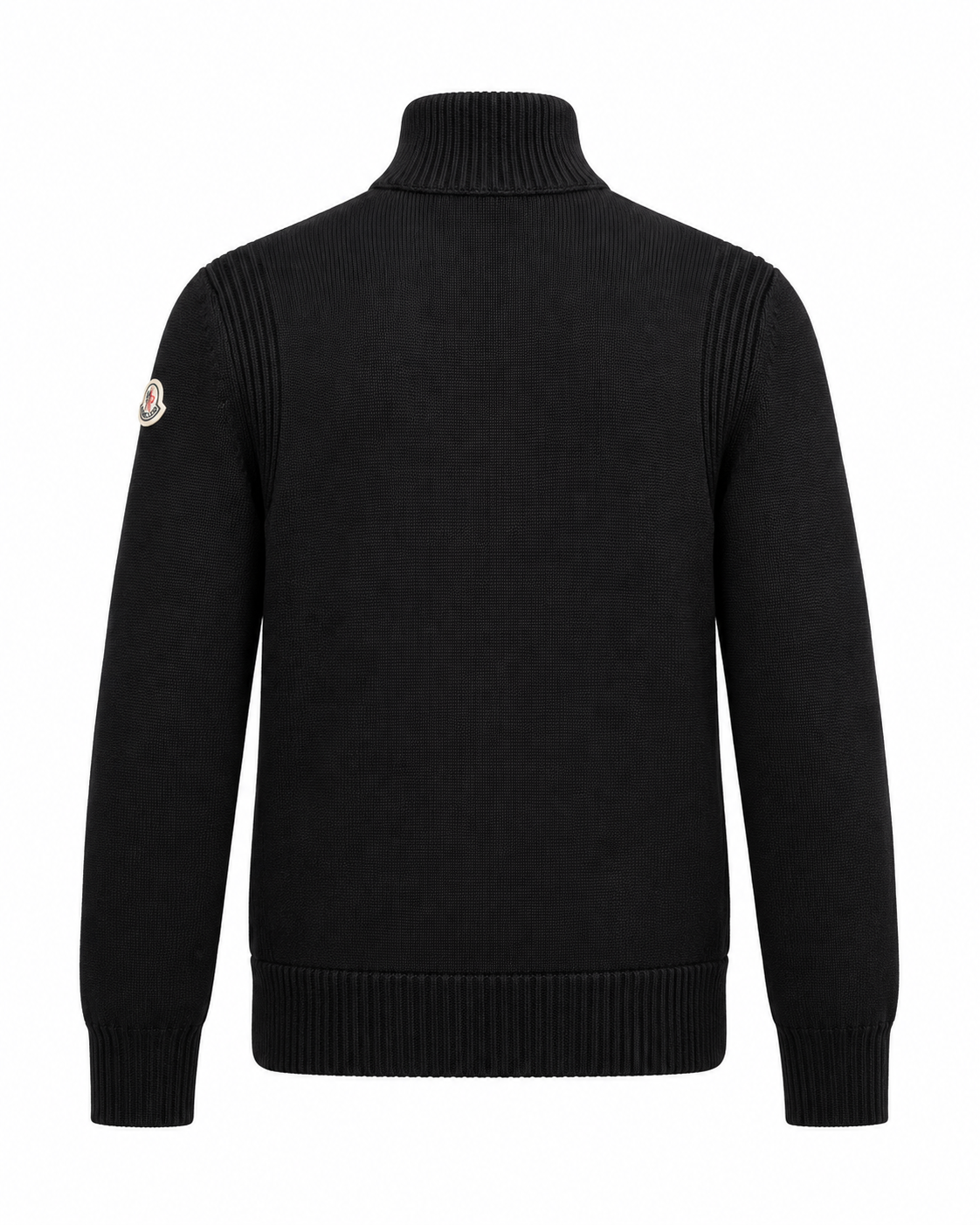 MNCLR Padded Wool Zip-Up Cardigan - Black