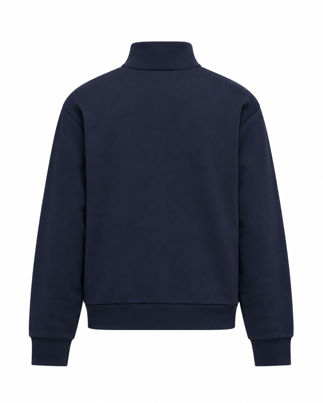 MNCLR Logo Cotton Zip-Up Sweatshirt - Dark Blue