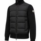 MNCLR Padded Wool Zip-Up Cardigan - Black