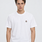MNCLR Logo Patch Cotton T-Shirt - White