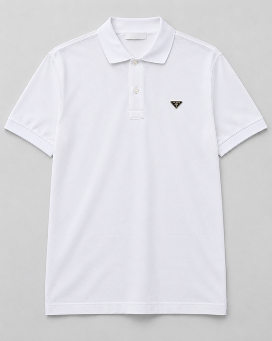 PRD Pique Polo Shirt - White