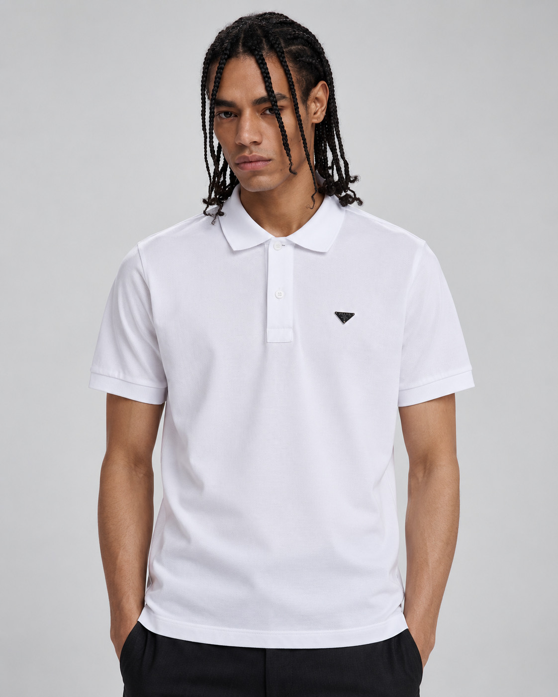 PRD Pique Polo Shirt - White