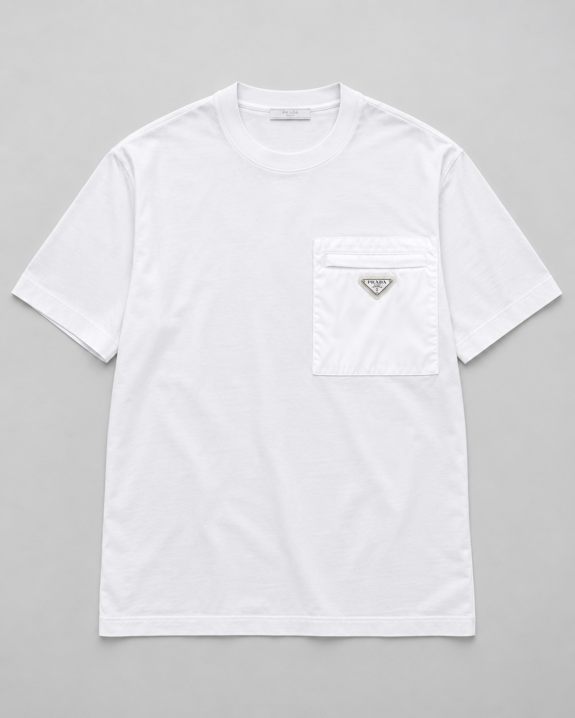PRD Re-Nylon and Jersey T-Shirt - White
