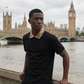 BBR Check Collar Cotton Polo T-Shirt - Black View 1