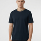 BBR Check Trim Cotton T-Shirt - Dark Blue