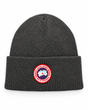 CG Merino Wool Beanie with Arctic Disc – Anthracite