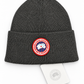 CG Merino Wool Beanie with Arctic Disc – Anthracite
