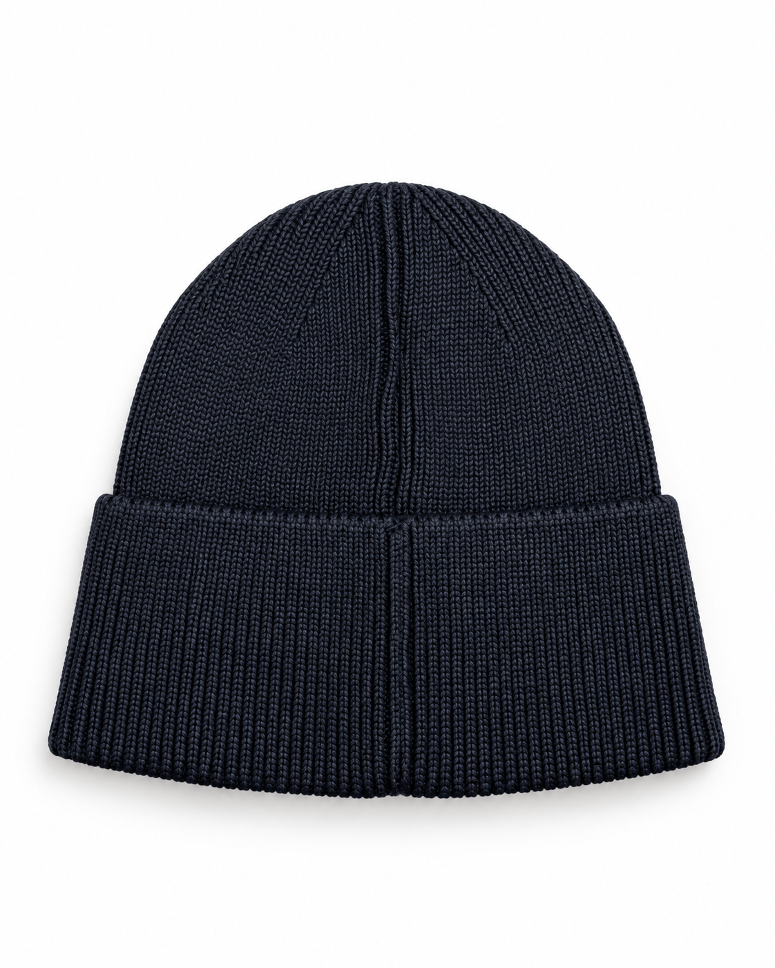 CG Merino Wool Beanie with Arctic Disc – Dark Blue