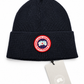 CG Merino Wool Beanie with Arctic Disc – Dark Blue