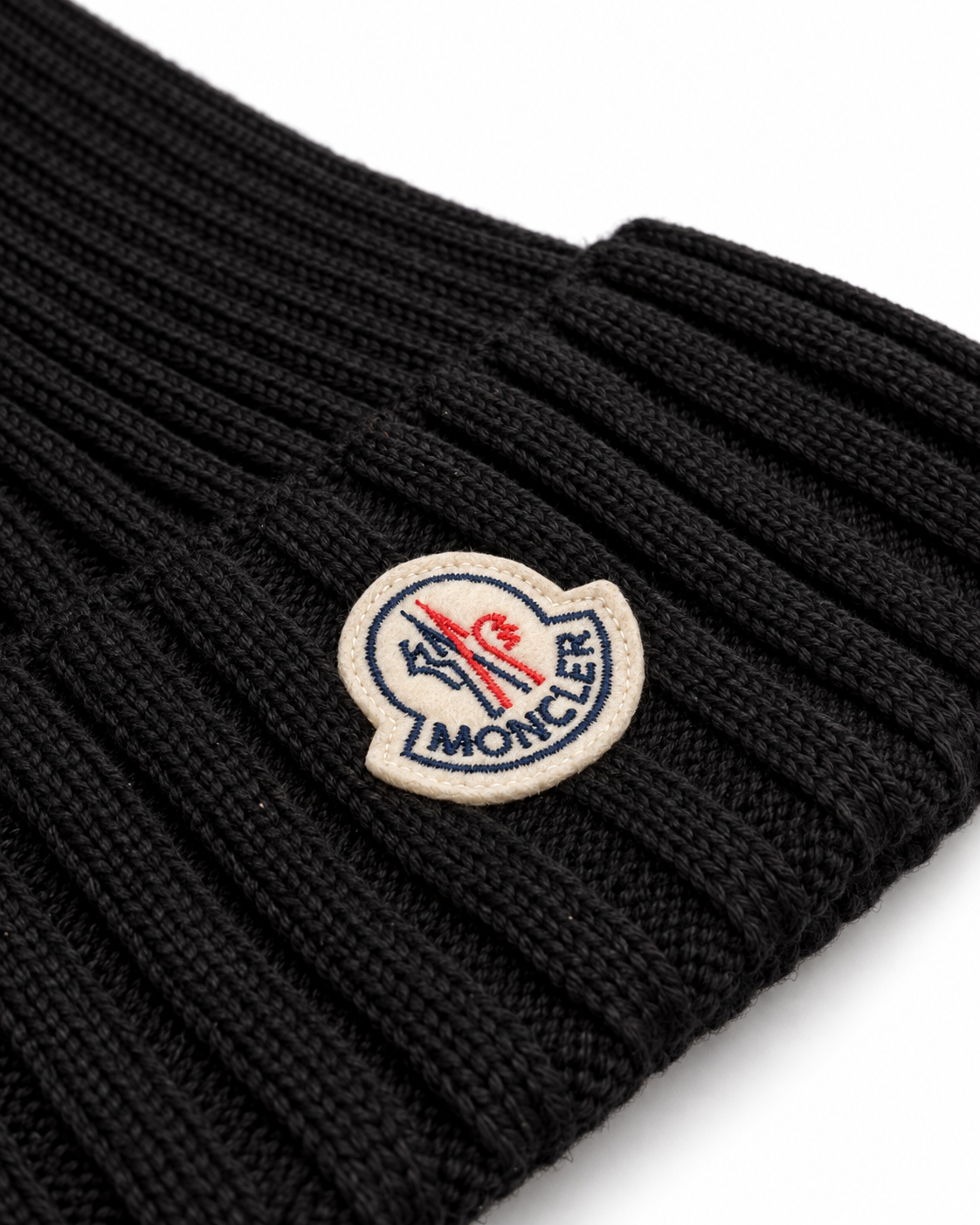 MNCLR Wool Beanie with Pom Pom - Black