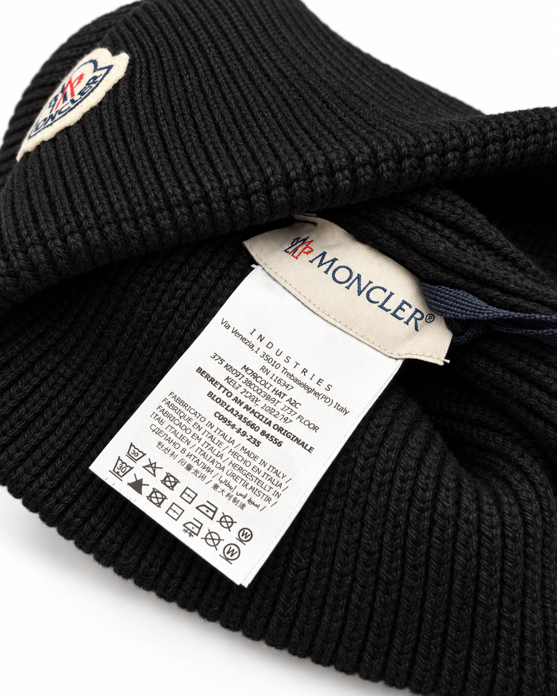MNCLR Wool Beanie - Black