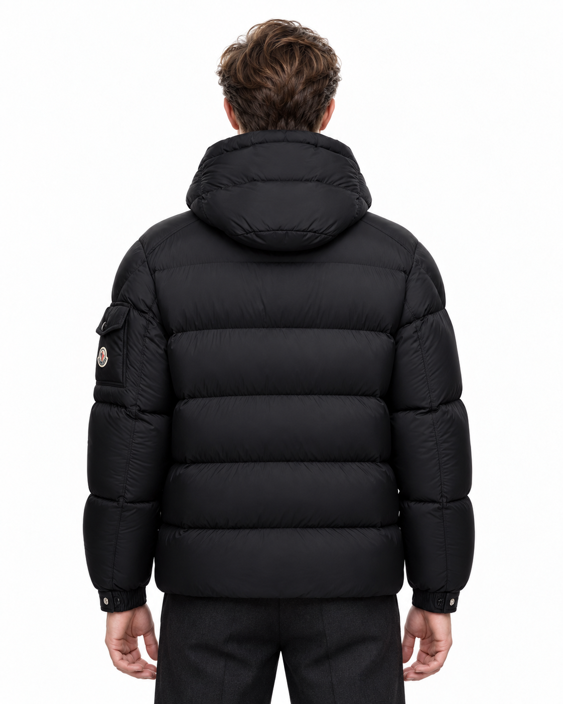 MNCLR Maya 70 Hooded Short Down Jacket - Black