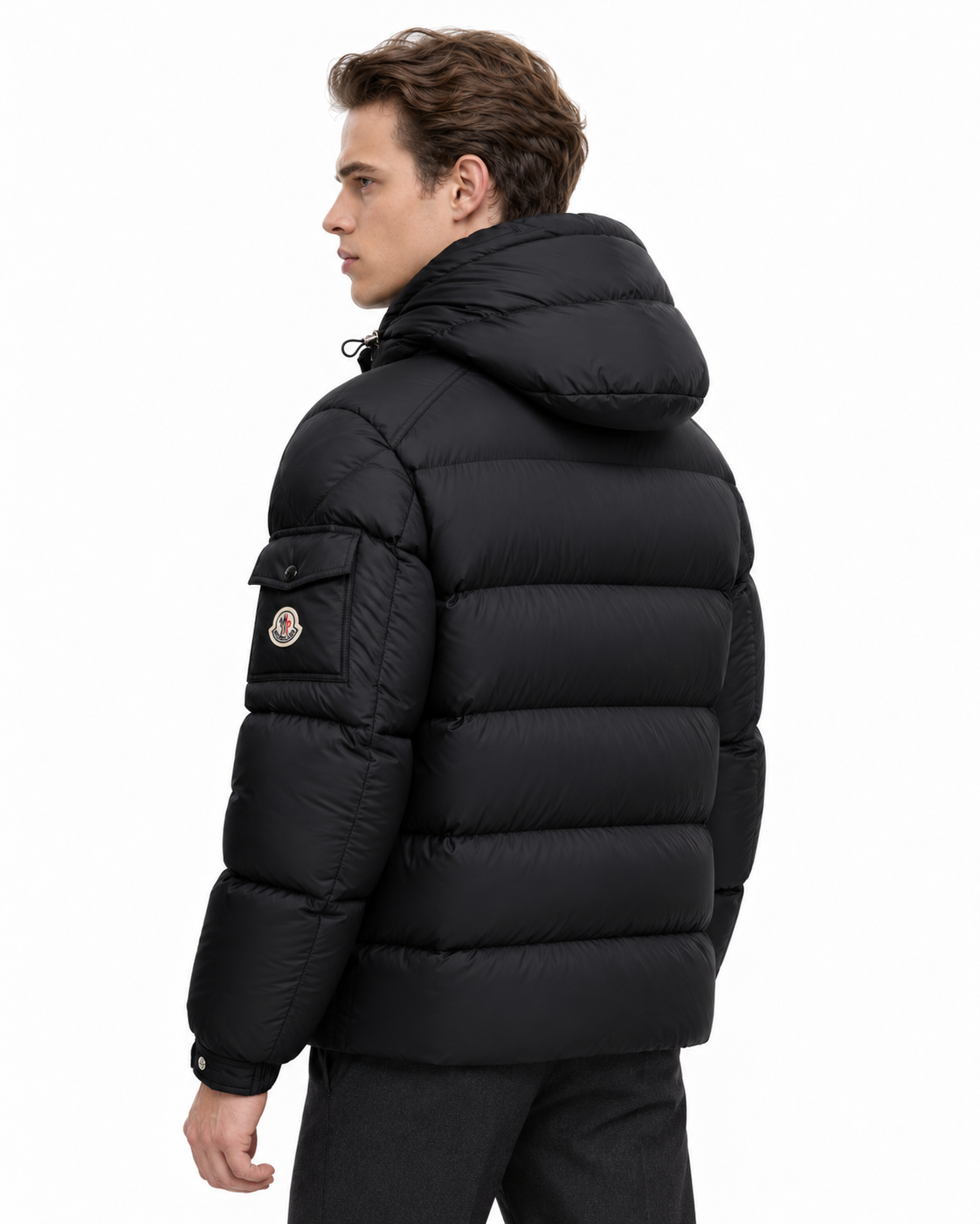 MNCLR Maya 70 Hooded Short Down Jacket - Black
