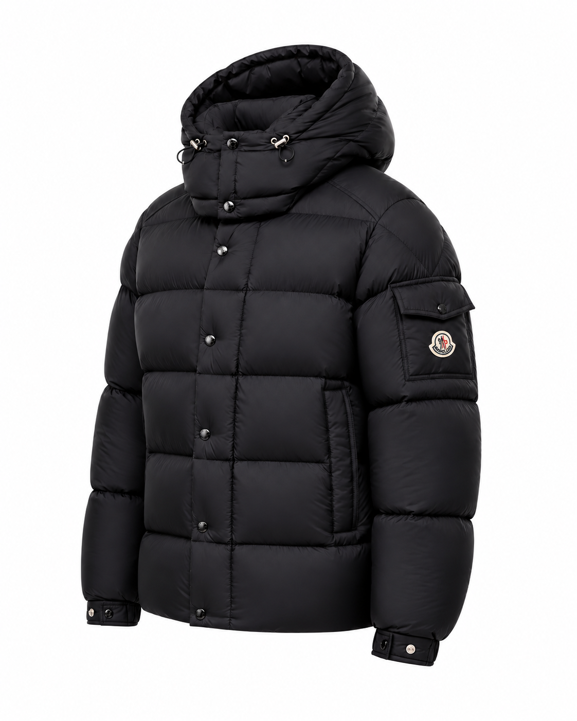 MNCLR Maya 70 Hooded Short Down Jacket - Black
