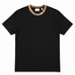 BBR Check Trim Cotton T-Shirt - Black