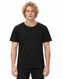 BBR Check Trim Cotton T-Shirt - Black