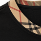 BBR Check Trim Cotton T-Shirt - Black