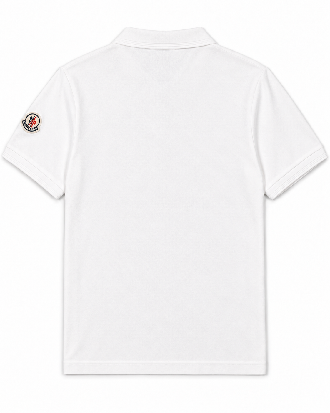MNCLR Half-Zip Piqué Cotton Shirt - White