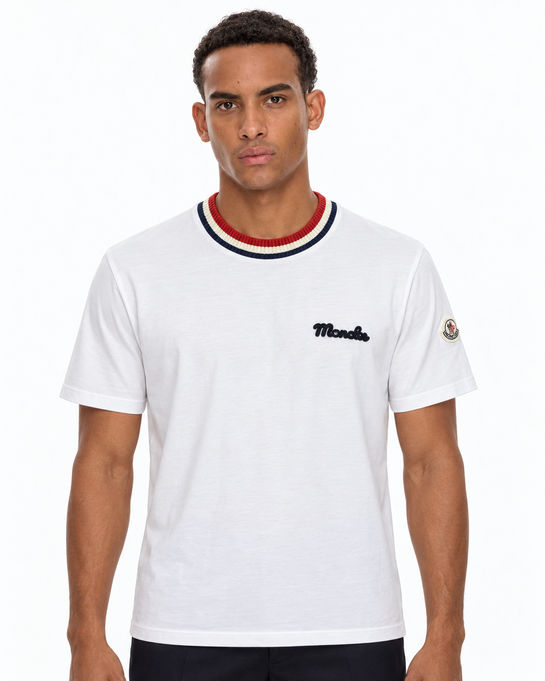 MNCLR Logo Patch Short Sleeved - White