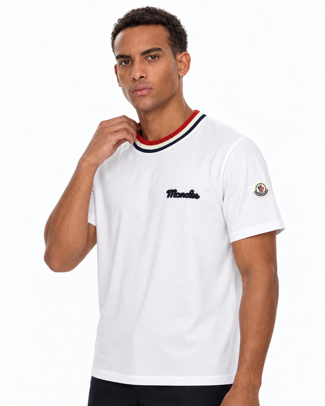 MNCLR Logo Patch Short Sleeved - White
