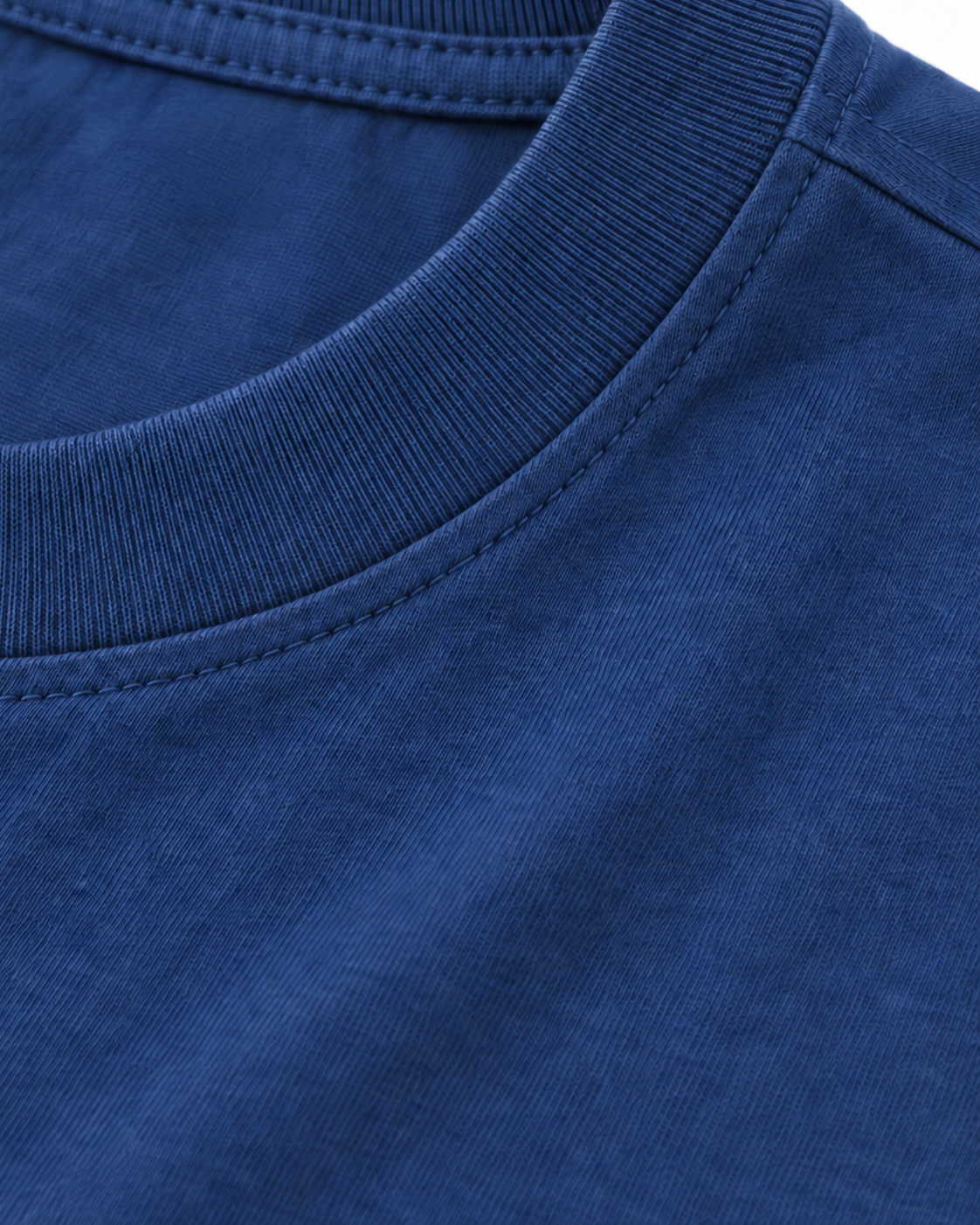 MNCLR Logo Patch Cotton Blend T-Shirt - Blue
