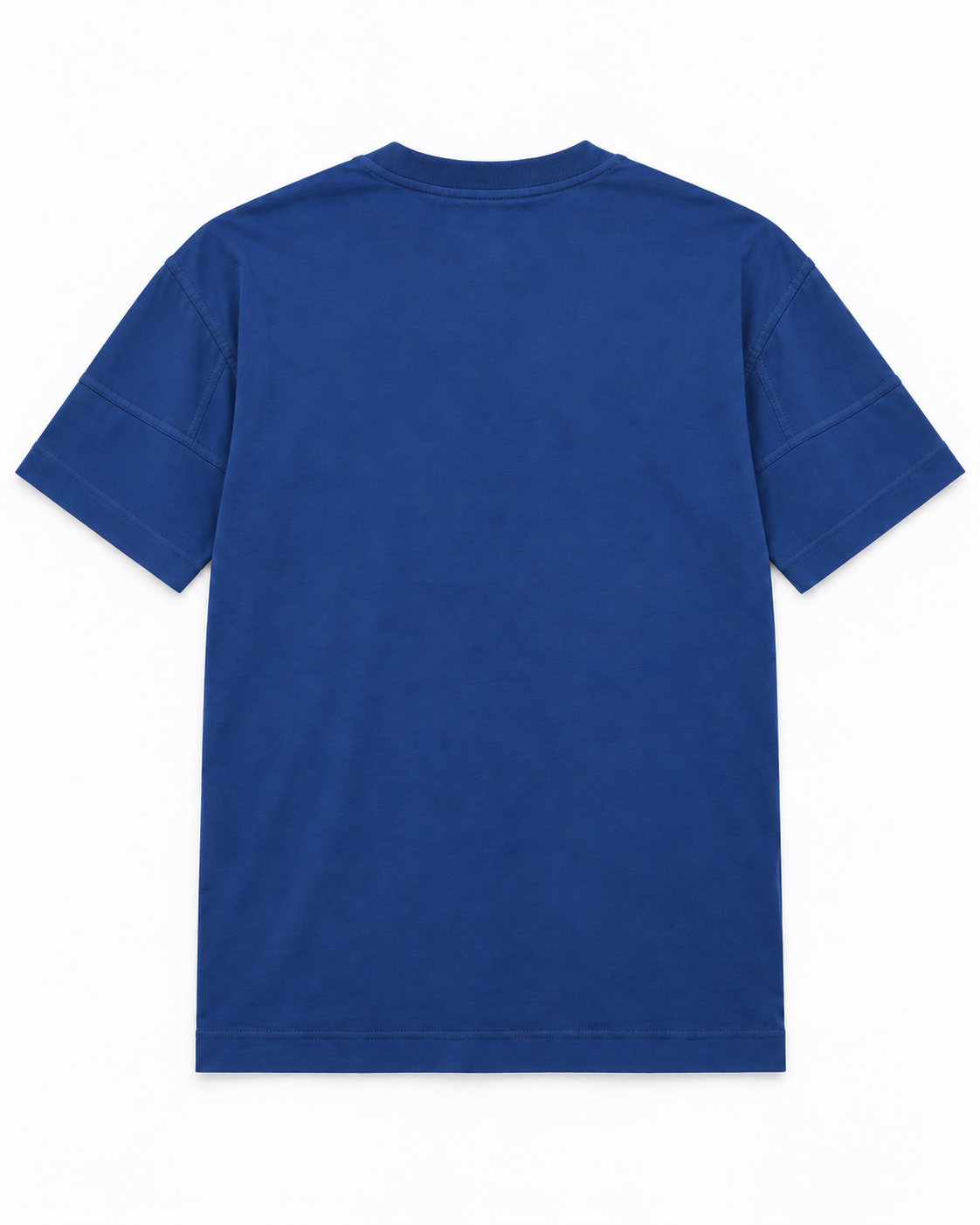 MNCLR Logo Patch Cotton Blend T-Shirt - Blue