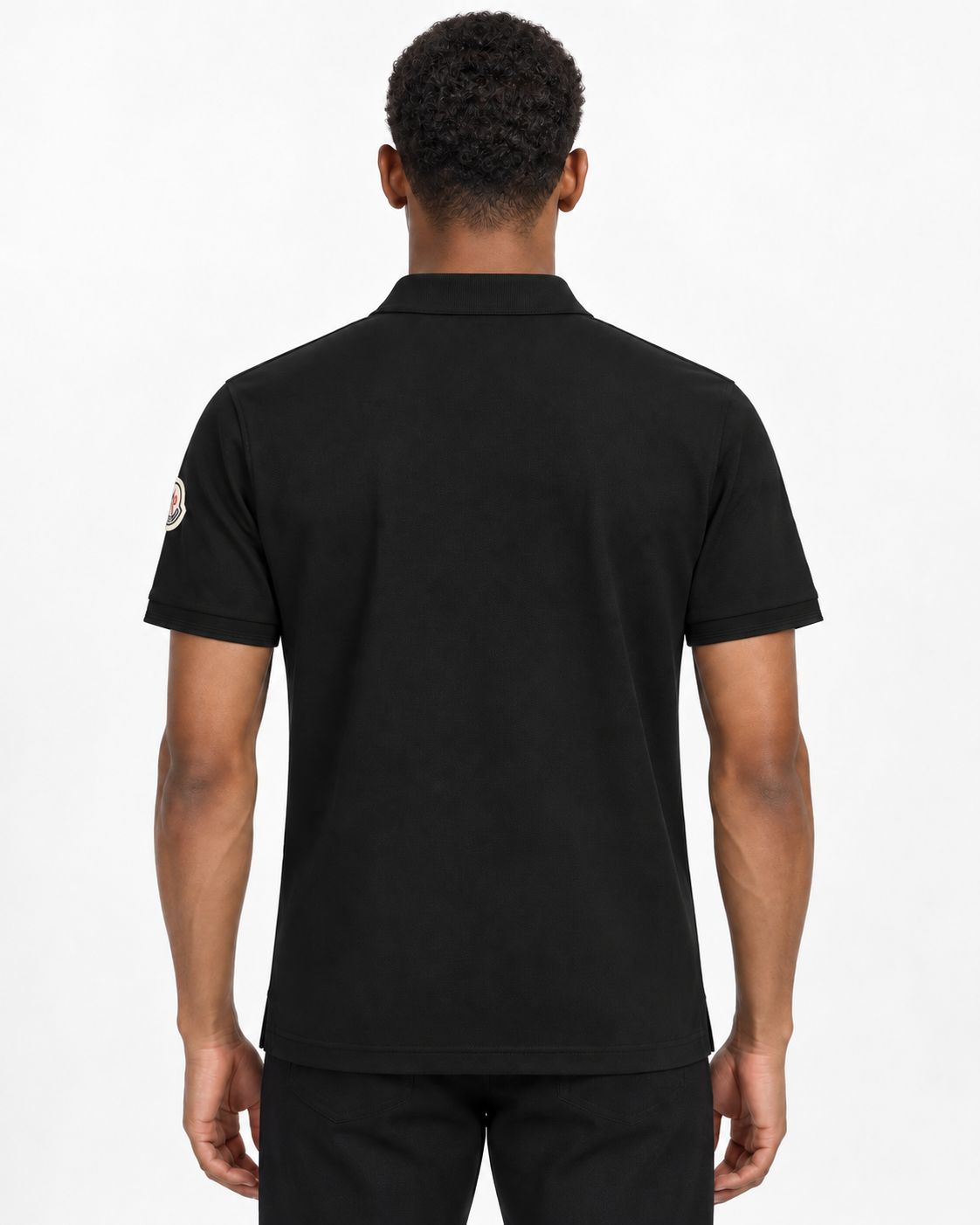 MNCLR Half-Zip Piqué Cotton Shirt - Black