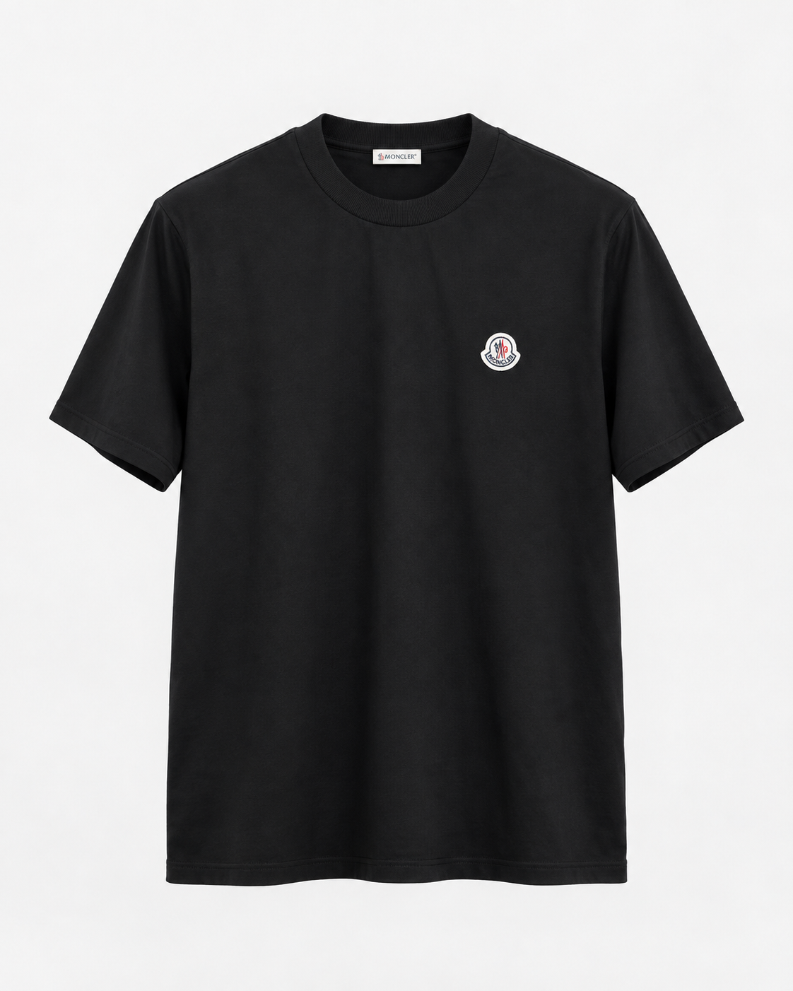 MNCLR Logo Patch Cotton T-Shirt - Black