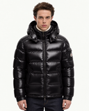 MNCLR Maya Hooded Short Down Jacket - Black