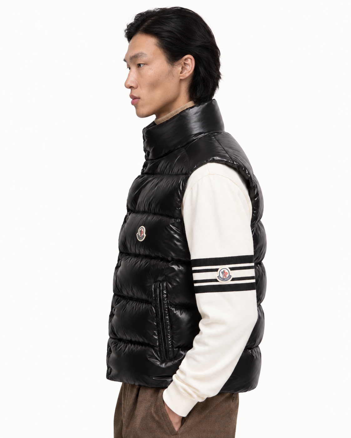 MNCLR Tibb Down Gilet - Black
