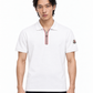 MNCLR Half-Zip Piqué Cotton Shirt - White
