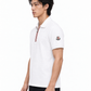 MNCLR Half-Zip Piqué Cotton Shirt - White