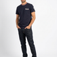 MNCLR Embroidered Logo Cotton T-Shirt - Black