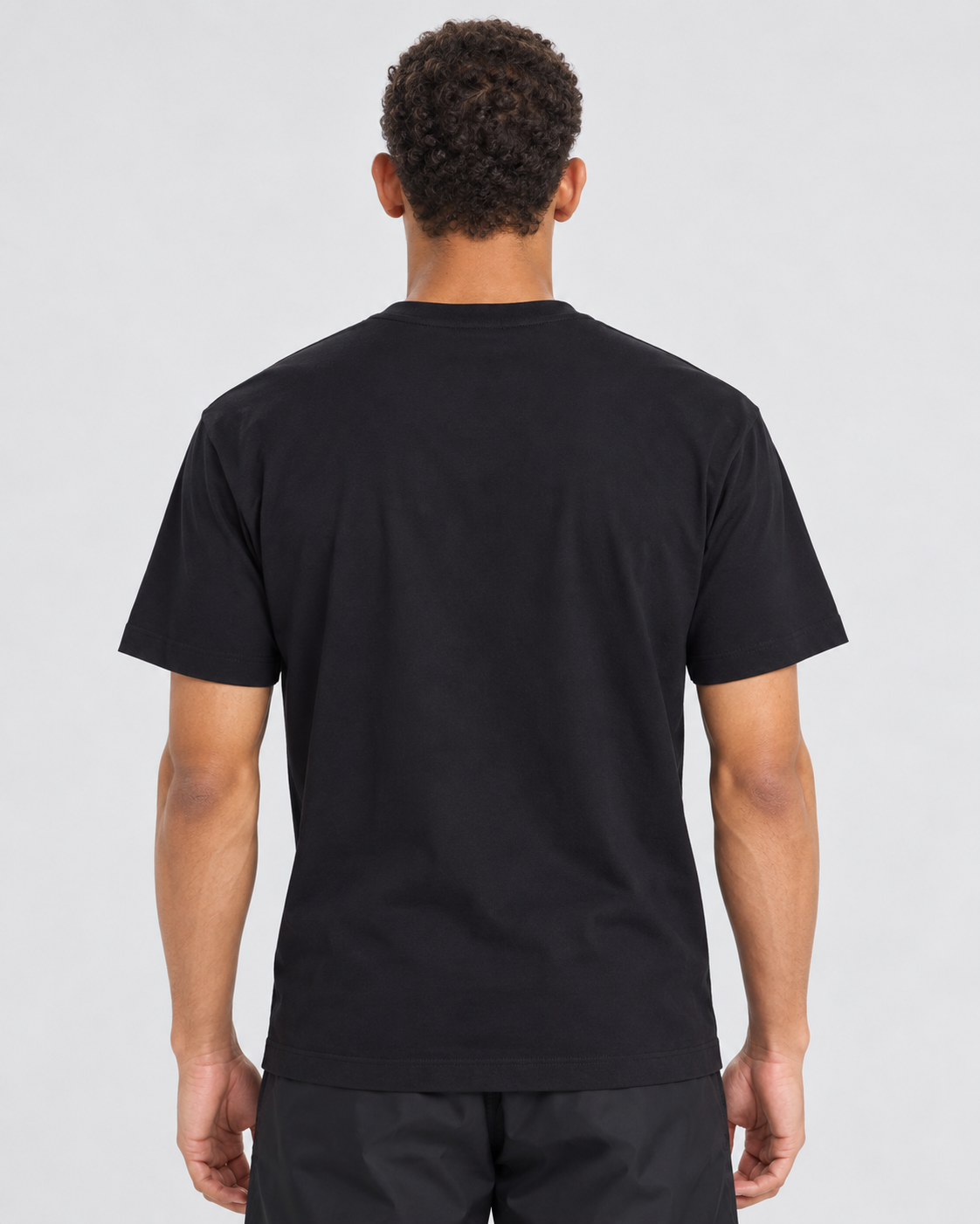PRD Re-Nylon and Jersey T-Shirt - Black