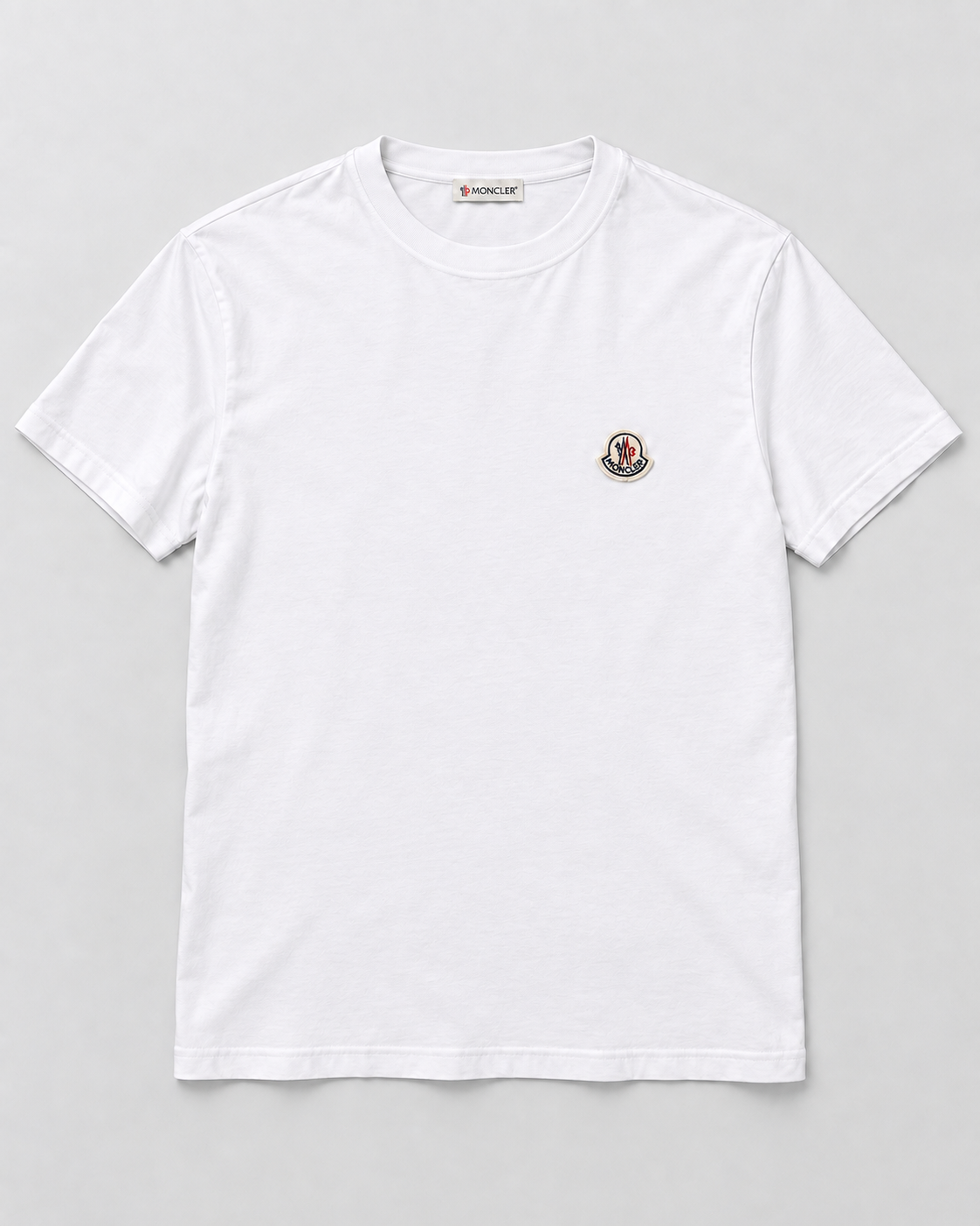 MNCLR Logo Patch Cotton T-Shirt - White