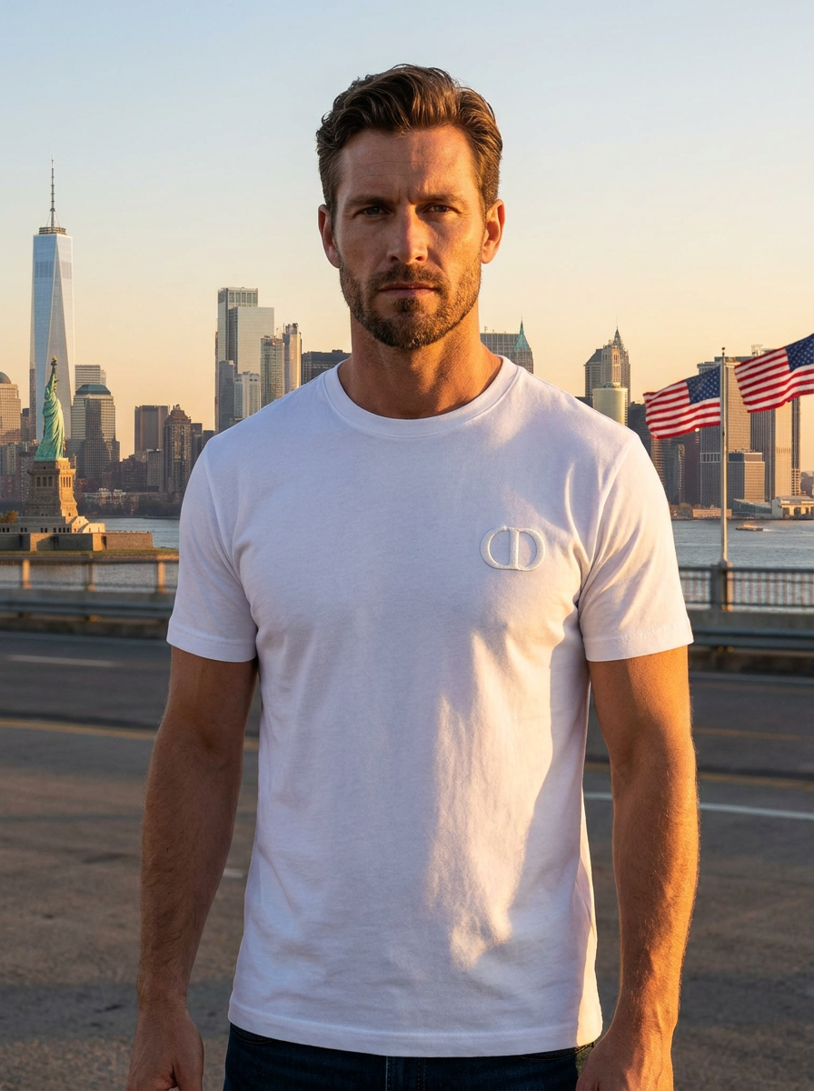 DR Cd Icon Relaxed Fit - White View 2