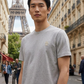 MNCLR Logo Patch Cotton T-Shirt - Anthracite View 1