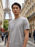 MNCLR Logo Patch Cotton T-Shirt - Anthracite View 1
