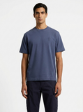 MNCLR Logo Patch Cotton T-Shirt - Blue