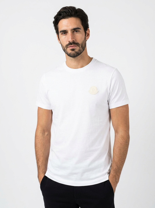 MNCLR Omkeerbaar T-Shit Met Logopatch - White View 1