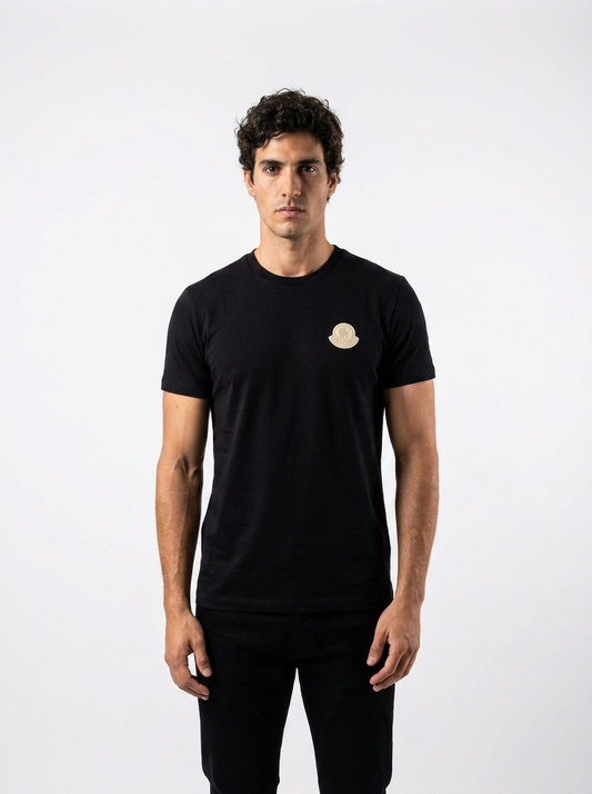 MNCLR Omkeerbaar T-Shit Met Logopatch - Black View 1