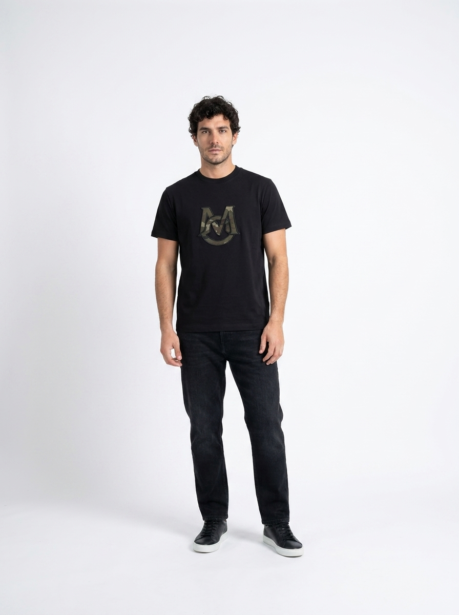 MNCLR Monogram Cotton T-Shirt - White View 3
